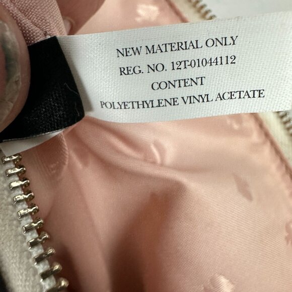 Kate Spade Straw Clutch With Strawberry Embroidery & Zip Closure - Picture 3 of 10